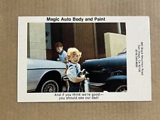 Postcard San Diego California Magic Auto Body Paint Children Boys Advertising picture