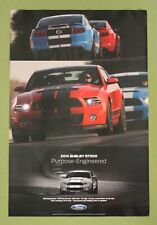 NOS 2014 SHELBY GT500 DOUBLE SIDED POSTER, BRAND NEW & PERFECT - FREE USA SHIP  picture