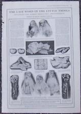 Newest Bridal Veil Arrangement 1916 Ladies Home Journal Magazine Page picture