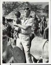 1968 Press Photo Robert Mitchum stars in 