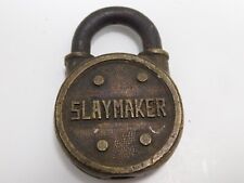 Vintage Slaymaker Lock #4 Brass picture