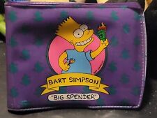 Vintage 1990 Purple Bart Simpson Big Spender Wallet The Simpsons  picture