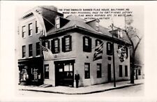 Baltimore MD RPPC star Spangled Banner Flag House Postcard F27 picture