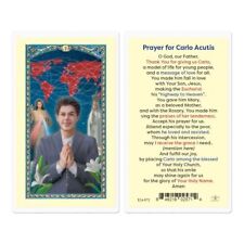 Prayer for Blessed Carlo Acutis - Laminated Holy Card E24-972 picture