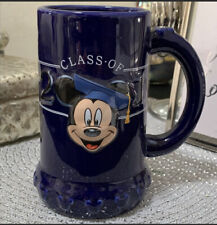 Vintage 3D Class Of 2001 Mickey Mouse Mug New Dark Blue picture