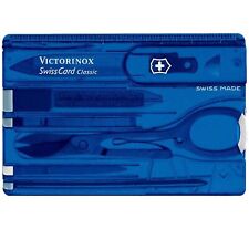 Victorinox Swiss Card Translucent Blue Blister Pack 0.7122.T2B1 picture