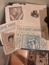 VINTAGE 19th & early 20th century newspapers, magazines, pictures - Mixed lot picture