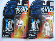Kenner 1995 Star Wars Luke Skywalker & Princes Leia Organa Action Figures VG picture