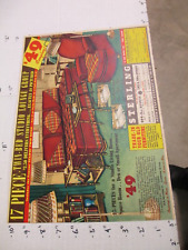 newspaper ad 1940 (1) Sterling furniture $49 17pc plaid lounge bed table chair picture