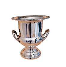 Vintage Leonard Silver Plate Champagne Bucket, Trophy Shaped Ice Bucket picture