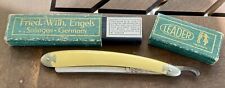 VTG STRAIGHT RAZOR FRIED WILH ENGELS SOLIGEN GERMANY WESTER BROS 33 FRATERNITY picture