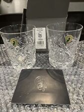 2 Waterford Crystal Palm Tree 4.5” Scotch / Cocktail Glasses 142265 Ireland picture