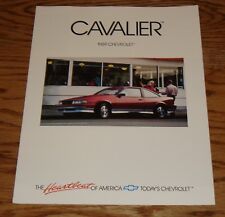 Original 1989 Chevrolet Cavalier Foldout Sales Brochure 89 Chevy picture
