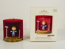2007 What Christmas Is All About Hallmark Keepsake Magic Ornament Peanuts Linus picture
