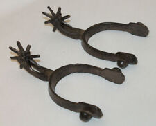 SET/2~PAIR OL' WESTERN STYLE COWBOY 8-POINT BOOT SPURS-RUSTIC DECOR NEW  picture