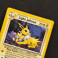 Light Jolteon 48/105 - Neo Destiny - Vintage Pokémon Card - NM Near Mint picture