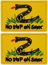 No Step on Snek PVC Rubber Patch | 2PC  HOOK BACKING   3