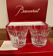 Baccarat Year Tumbler Tiara 2021 Crystal Rock Glass Set of 2 with Box picture