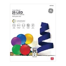 GE Color Effects 25 LED RGB G-50 Lights Multicolor Brand NEW picture