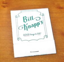 Bill Knapp's Restaurant Vintage Matches Ad  Promo Universal Matchbook Detroit picture
