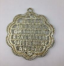 Bless This House Silver/Gold Tone Metal Wall Hanging/Trivet  picture