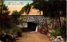 Palisades Park, NJ New Jersey  LITTLE STONE BRIDGE  Bergen Co  ca1910's Postcard picture