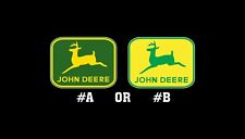 John Deere Vintage 1968  Historic Redrawn Green or Yellow Emblem Sticker Decal picture