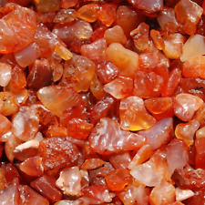 30-40pcs Carnelian Agate Crystal Tumbled Stones, Extra Small picture