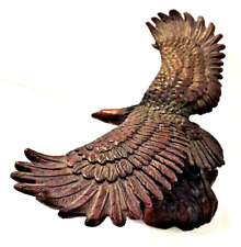American Eagle in Flight Sculpture with 9