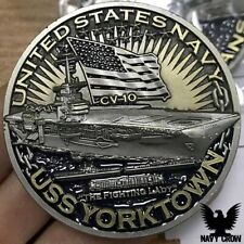 USS Yorktown CV-10 USN Warships of World War 2 75th Anniversary US Navy Coin picture