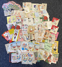 HUGE LOT 150+ VINTAGE VALENTINES, BIRTHDAY CARDS ART GUILD, ENCORE AND MORE picture