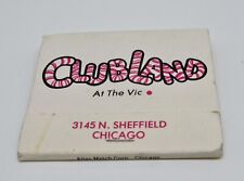 Clubland At The Vic Theatre CHICAGO N. Sheffield Illinois FULL Matchbook picture