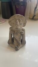 Very Unique Antique Aztec/Mayan Clay Figurine, Mexican Folk Art, Clay Art picture
