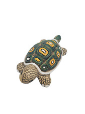 Vintage Artesania Rinconada Art Pottery Figurine Turtle Uruguay Clay Ceramic picture