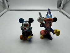 2 Disney Mickey Romero Britto figurine In Love And Apprentice Wizard picture
