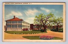 Lockport NY- New York, Niagara County Sanatorium, Antique Vintage c1941 Postcard picture