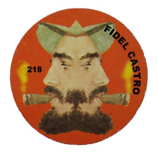 Rare Fidel Castro Original Argentina Card Cuban Revolutionary Disc #218 picture