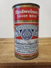 Kansas Tax Paid Budweiser Lager Flat Top Beer Can Anheuser Busch St Louis Newark picture