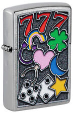 Zippo All Luck Design Street Chrome Windproof Lighter, 48682 picture