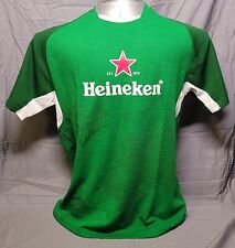 Heineken Beer Green Pullover Shirt Short Sleeve #18 Soccer Jersey - Adult Large  picture