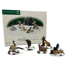 Department 56 Village Woodland Wildlife Animals Small Set Of 5 55525 picture
