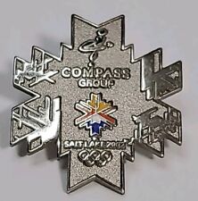 2002 Salt Lake Olympics Pin Compass Group Pin picture