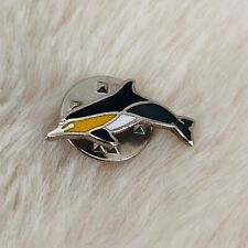 Vtg 1979 Mosaic Dolphin Lapel Pin picture