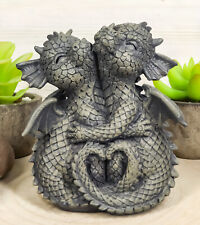Ebros Romantic Valentines Baby Garden Dragons Cuddling Tight Statue 5.25