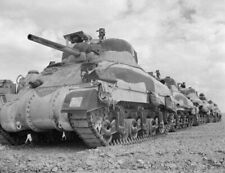 WW2 WWII Photo British M4 Sherman Tanks at El Alamein Oct 1942  World War Two picture