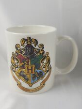 HOGWARTS COFFEE MUG • Official Harry Potter Wizarding World Cup Emblem White 4½