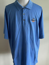 Nike Dri Fit Disney Polo Golf SHIRT Blue XL WIDE WORLD OF SPORTS picture