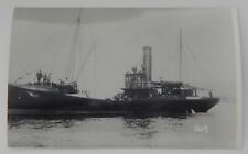 Steamship Steamer FOAM real photo postcard RPPC picture