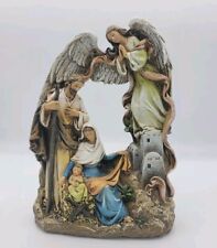 Joseph’s Studio 8.25” Holy Family with Arch Angel Nativity Figurine #35858 picture