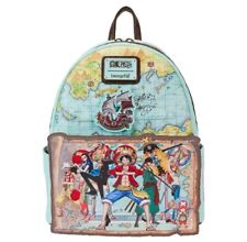 Loungefly One Piece Luffy Gang Map Mini-Backpack In Hand picture